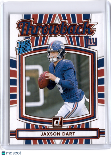 2025 Panini Donruss Throwback Jaxson Dart #41