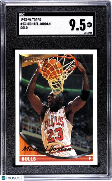 1993 Topps Michael Jordan #23 Gold SGC 9.5