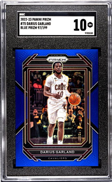 2022 Panini Prizm Blue Darius Garland #75 /199 SGC 10