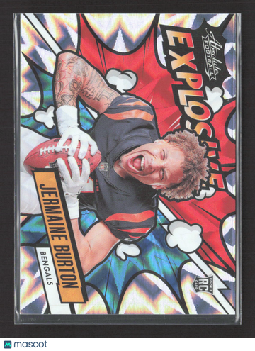 2024 Panini Absolute Football Explosive Jermaine Burton #EX-JBN RC