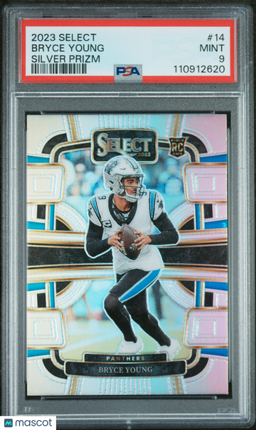 2023 Panini Select Bryce Young #14 Silver Prizm PSA 9