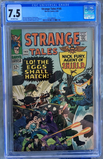 Strange Tales #145 (1966) CGC 7.5 -- Stan Lee, Steve Ditko, and Jack Kirby