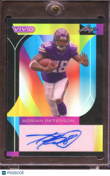 2023 Leaf Vivid Adrian Peterson #BA-AP1 /5