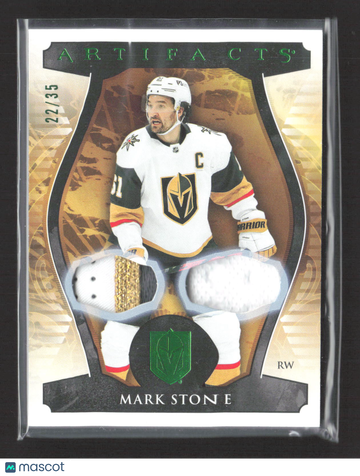 2023 Upper Deck Artifacts Mark Stone #113 /35 Memorabilia Dual Patch