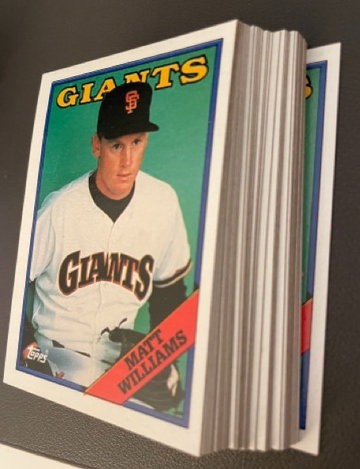 1988 Topps Matt Williams - #372 QTY 40
