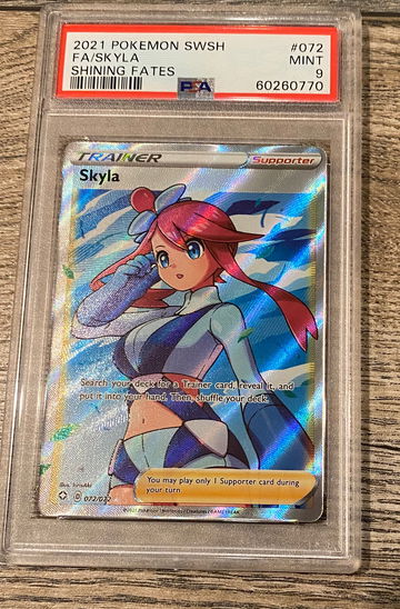 2021 Pokemon SWSH Skyla Shining Fates 072 PSA 9
