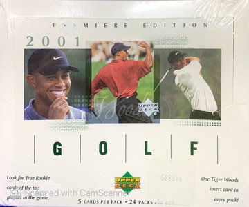 2001 Upper Deck Golf Sealed Hobby Box (Hunt for Tiger!)