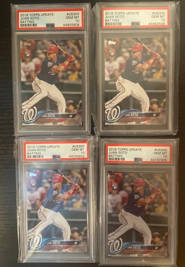 JUAN SOTO (LOT OF 4)