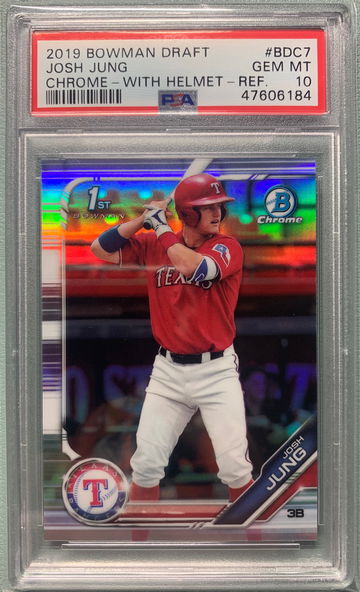 2019 Bowman Chrome #BDC7 Josh Jung Refractor 1st