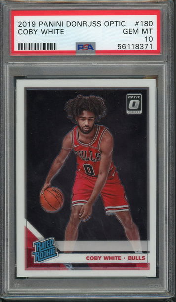 2019 Optic Coby White PSA 10