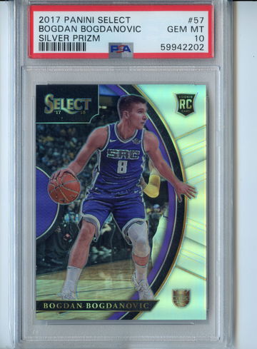 Gem PSA 10 Bogdan Bogdanovic Rookie Silver Prizm Select 57 Concourse Pop 23 2017