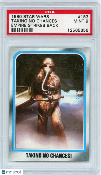 1980 Star Wars Empire Strikes Back Taking No Chances #183 PSA 9