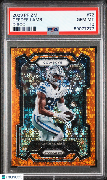 2023 Panini Prizm Ceedee Lamb #72 Disco PSA 10