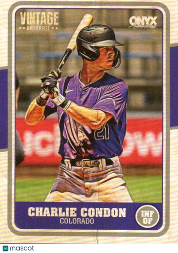 2025 Onyx Vintage Charlie Condon #OVCHCO