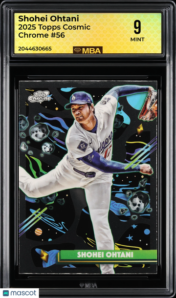 2025 Topps Cosmic Chrome Shohei Ohtani #56 MBA 9
