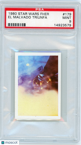 1980 Star Wars Fher El Malvado Triunfa #179 PSA 9