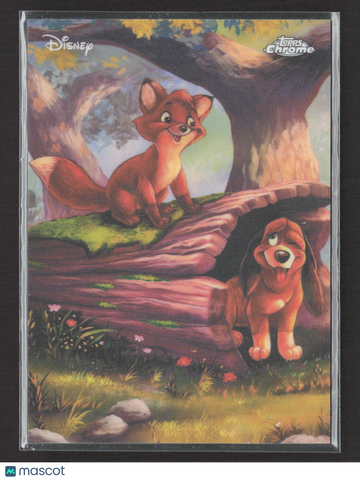 2026 Topps Chrome Disney 100 AD-5 Copper Tod James C Mulligan Excellent Trading Card