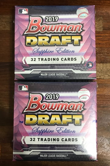 2019 Bowman Draft Sapphire Sealed Box ( 2 Box )