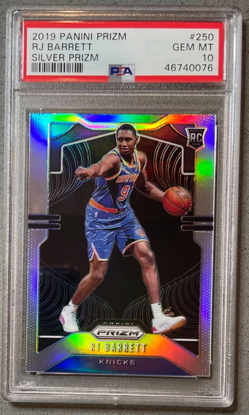 2019-20 Prizm RJ Barrett Silver PSA 10
