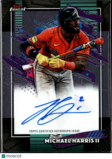 Michael Harris II 2026 Topps Finest Auto Atlanta Braves