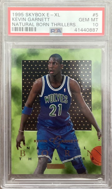 Kevin Garnett Skybox E-XL Natural Born Thrillers