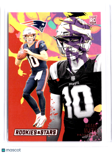 2024 Panini Rookies & Stars Drake Maye Patriots RC Football Card RE-DME