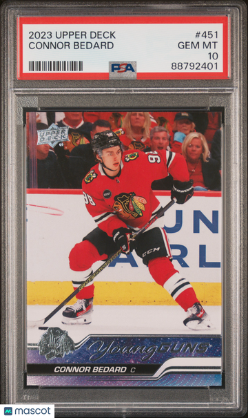 2023 Upper Deck Connor Bedard #451 PSA 10
