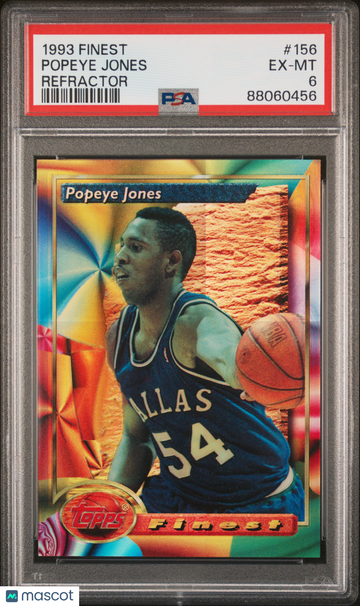 1993 Finest Popeye Jones #156 Refractor PSA 6