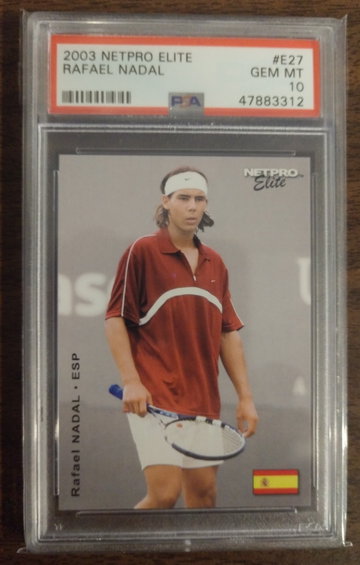 2003 Netpro Elite Event #E27 Rafael Nadal PSA 10