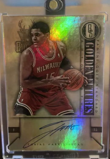 2011-12  Panini Gold Standard Golden Futures Tobias Harris Rc Auto Philadelphia