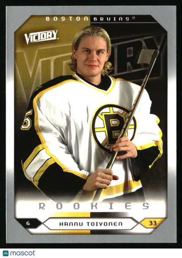 2005-06 Upper Deck Hannu Toivonen #259 2005-06 Upper Deck Victory Update Boston Bruins