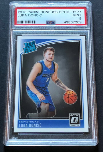 2018 Donruss Optic Luka Doncic #177 PSA 9