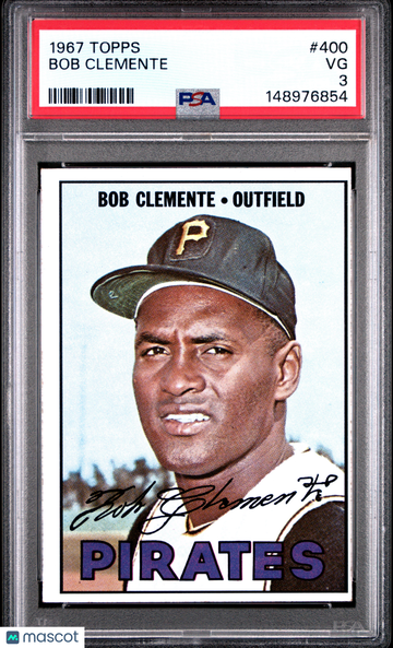 1967 Topps Bob Clemente #400 PSA 3
