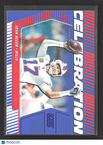 2025 Panini Score Celebration Josh Allen #C-JAL