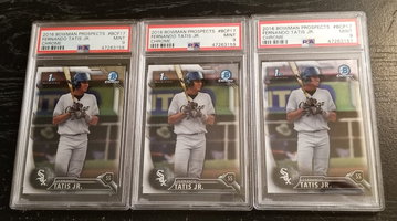 Fernando Tatis Jr 2016 Bowman chrome rookie (lot of 3)