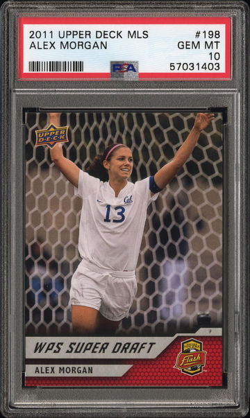 2011 Upper Deck Alex Morgan #198  PSA 10