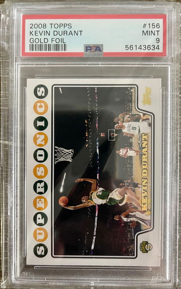 2008 TOPPS KEVIN DURANT GOLD FOIL