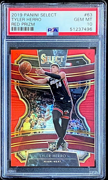 Tyler Herro RC Select Red /199 PSA 10
