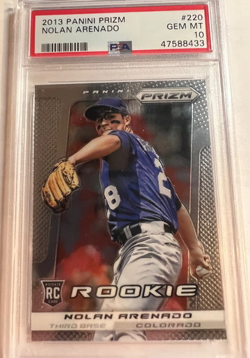 2013 Panini Prizm Nolan Arenado RC ROOKIE #220 PSA 10 Gem Mint 💎 LOW POP
