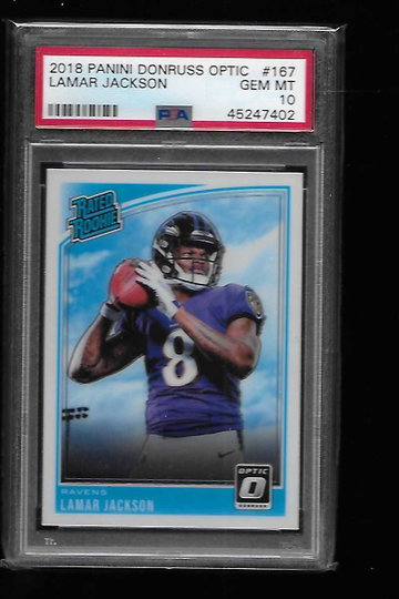 2018 Donruss Optic Lamar Jackson