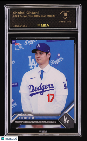 2023 Topps Now Offseason Shohei Ohtani #OS23 MBA 10