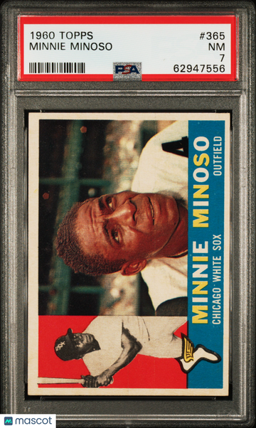 1960 Topps Minnie Minoso #365 PSA 7
