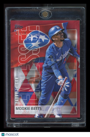 Mookie Betts 2023 Topps Favorite Sons Red Short Print Parallel/Variety 02/10 #FS-4
