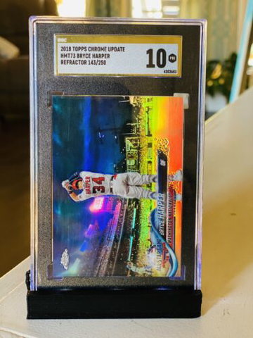 Bryce Harper Refractor /250 PRISTINE GOLD 10 2018 Topps Chrome Update POP 1