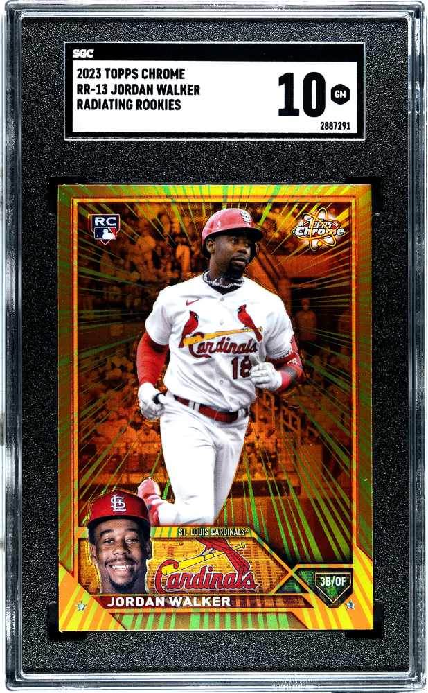 2023 Topps Chrome Jordan Walker #RR-13 Radiating Rookies SGC 10
