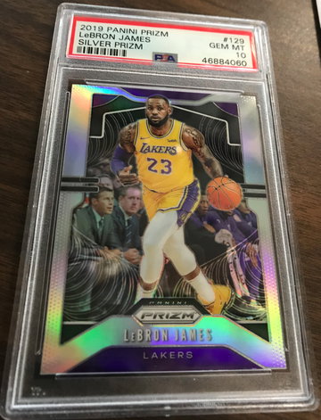 2019-20 Prizm LeBron James Silver PSA 10