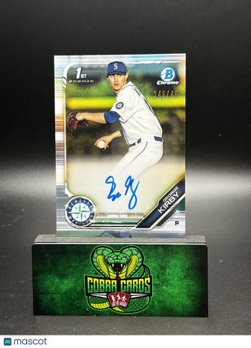 2019 Bowman Chrome George Kirby #CDA-GK Refractor /499 Refractor 1st Bowman