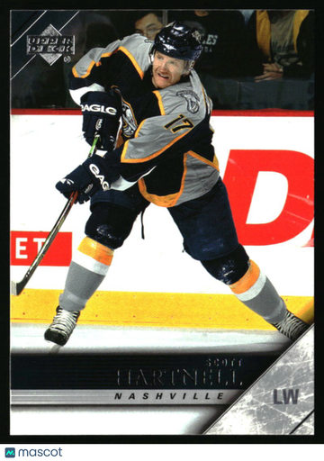 2005-06 Upper Deck Scott Hartnell #357 Nashville Predators