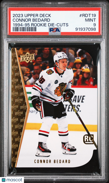 2023 Upper Deck 1994-95 Rookie Die-Cuts Connor Bedard #RDT19 PSA 9