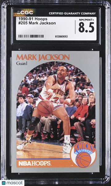 1990-91 Hoops Mark Jackson #205 CGC 8.5 Basketball Trading Card